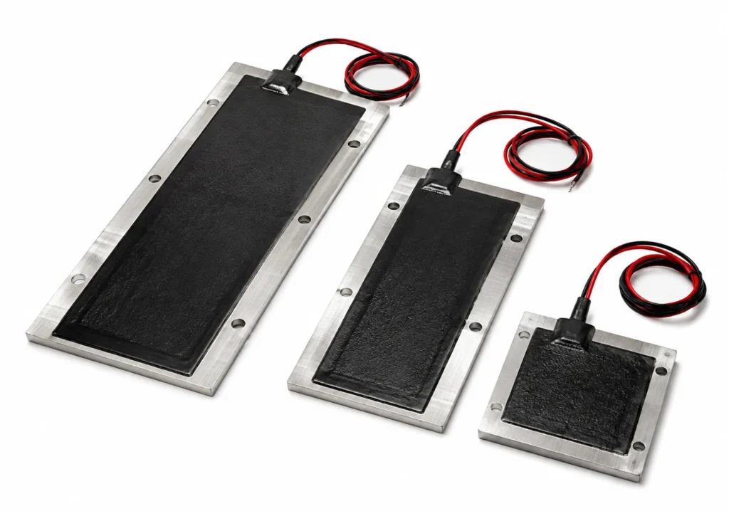 Aluminium Substrate Epoxy Heaters — the construction this page describes