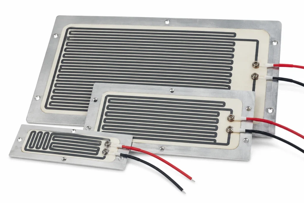 Aluminium Substrate Thick Film Heaters — the construction this page describes