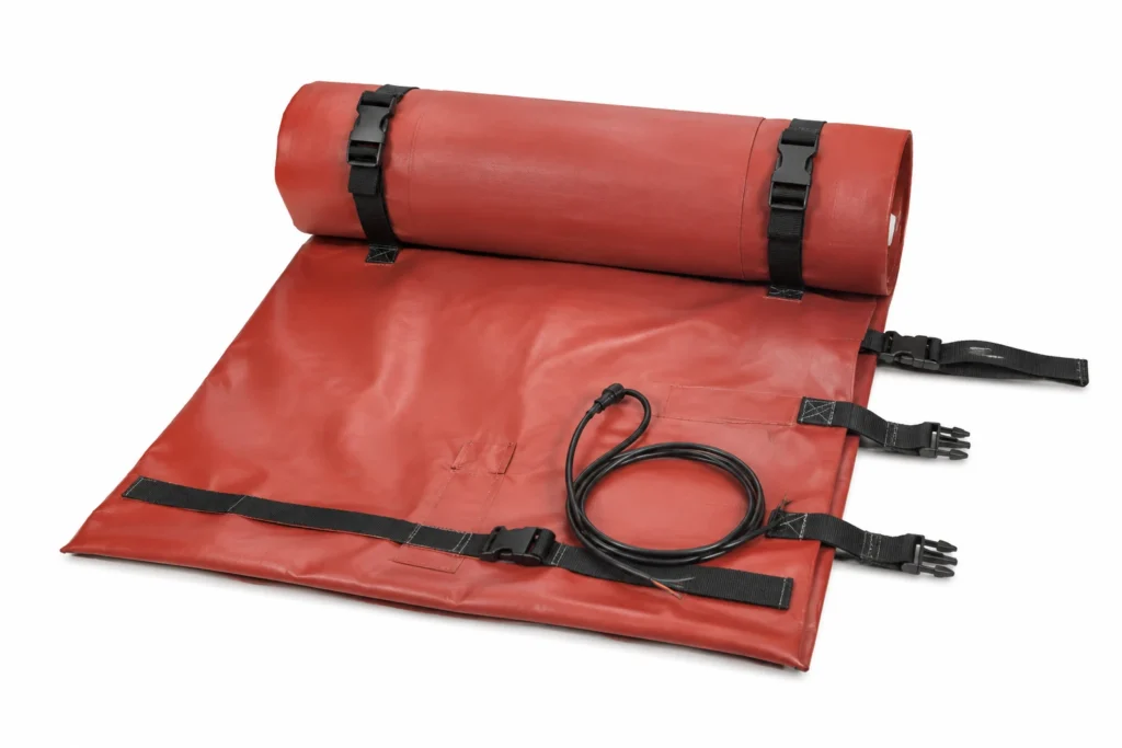 Drum and IBC Silicone Heating Blankets — the construction this page describes