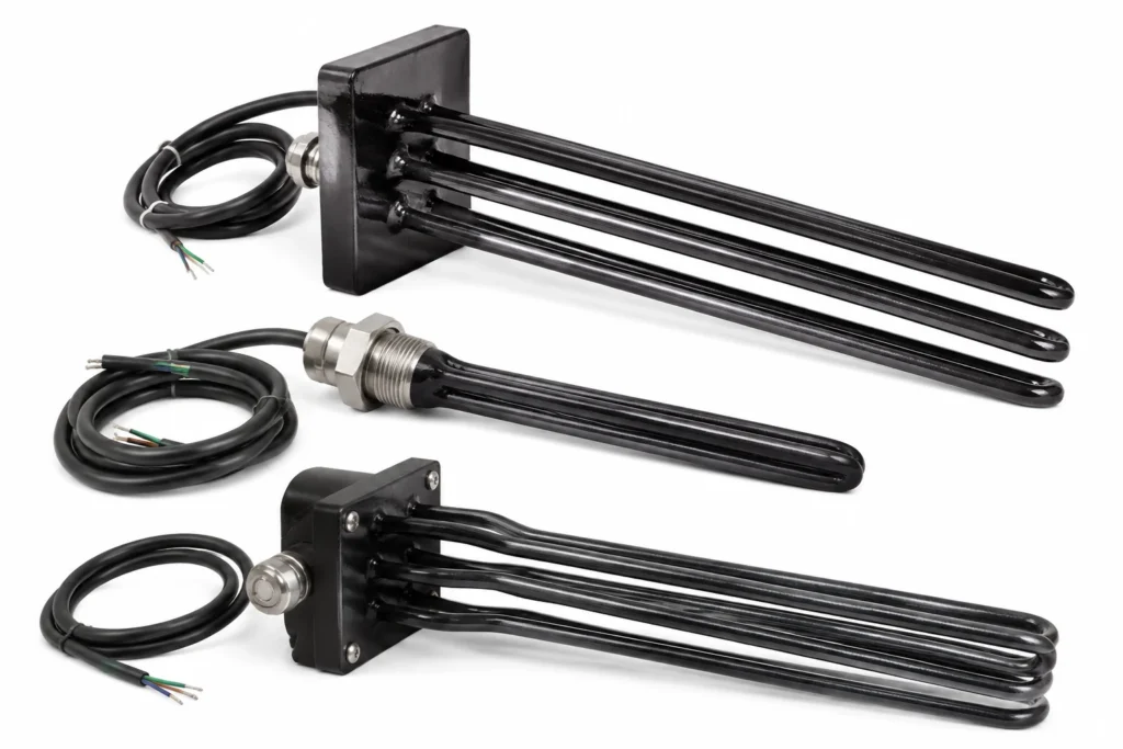 Epoxy Immersion and Tank Heaters — the construction this page describes