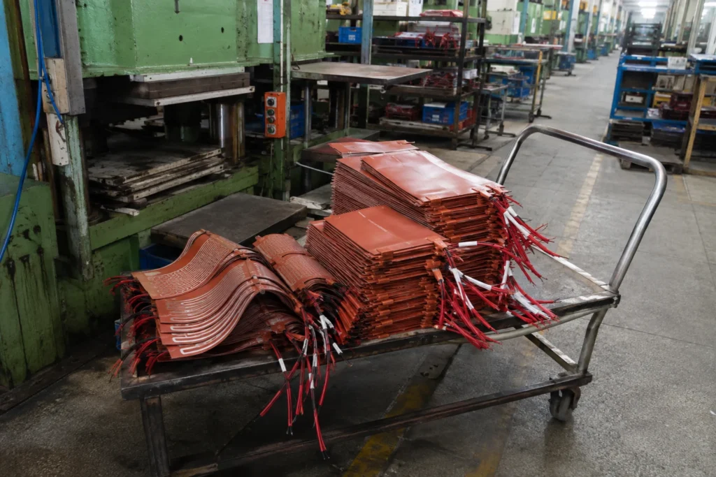 Aluminium Substrate Epoxy Heaters in production