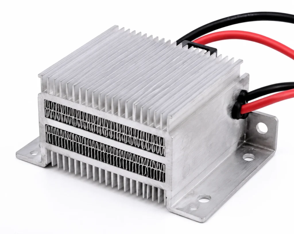 Finned PTC Air Heaters — the construction this page describes
