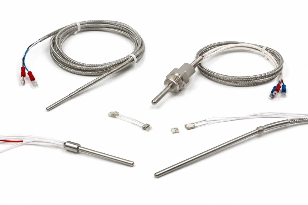 PT100 and PT1000 RTD Sensors — the construction this page describes