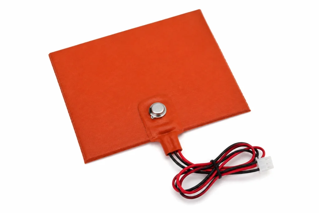 Silicone Heaters with Integrated Thermostat — the construction this page describes